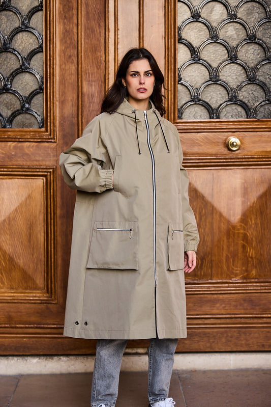 PARKA MARTA DIA en coton déperlant