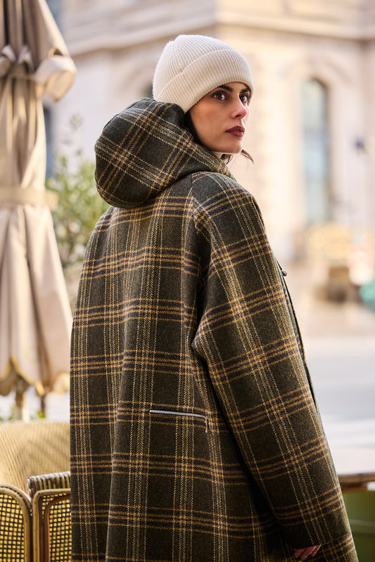 MANTEAU CARLA MOO en laine