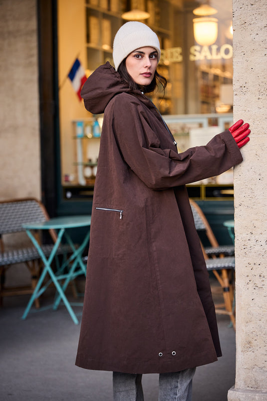 PARKA CARLA COR en coton déperlant