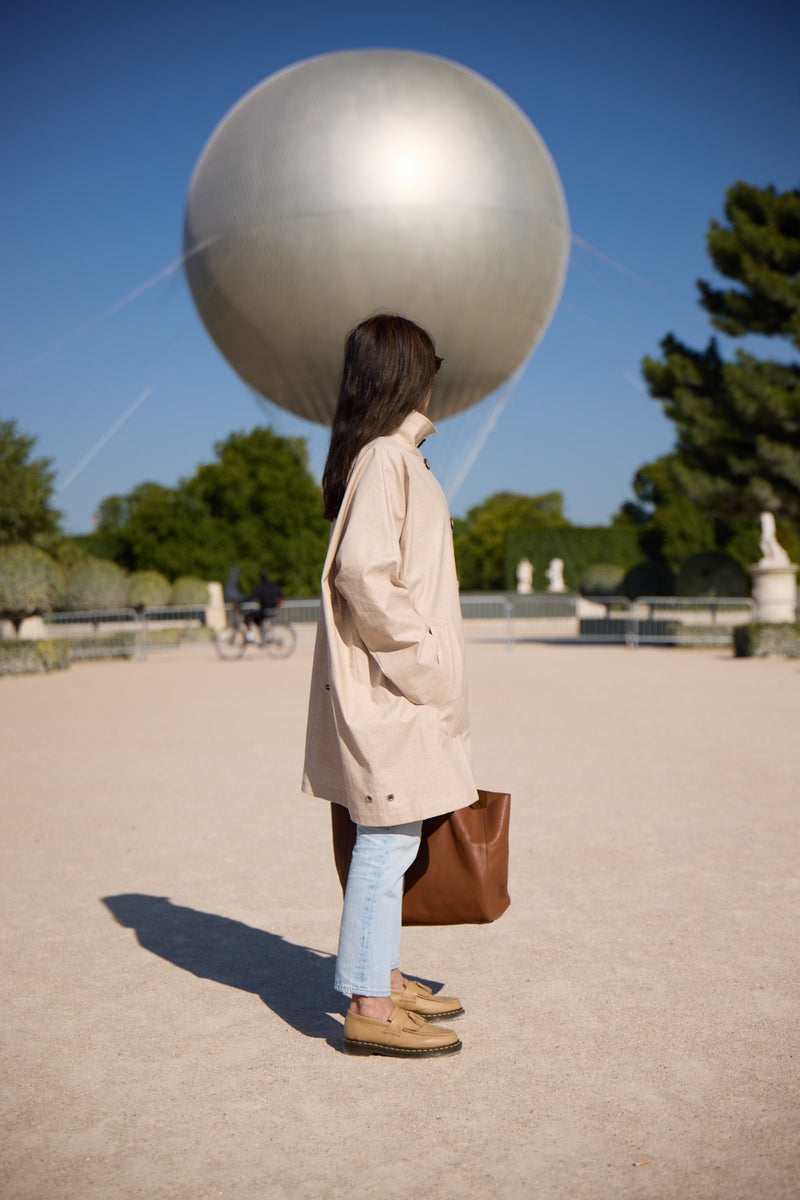PARKA FILO LIB EN LIN & COTON DÉPERLANTS