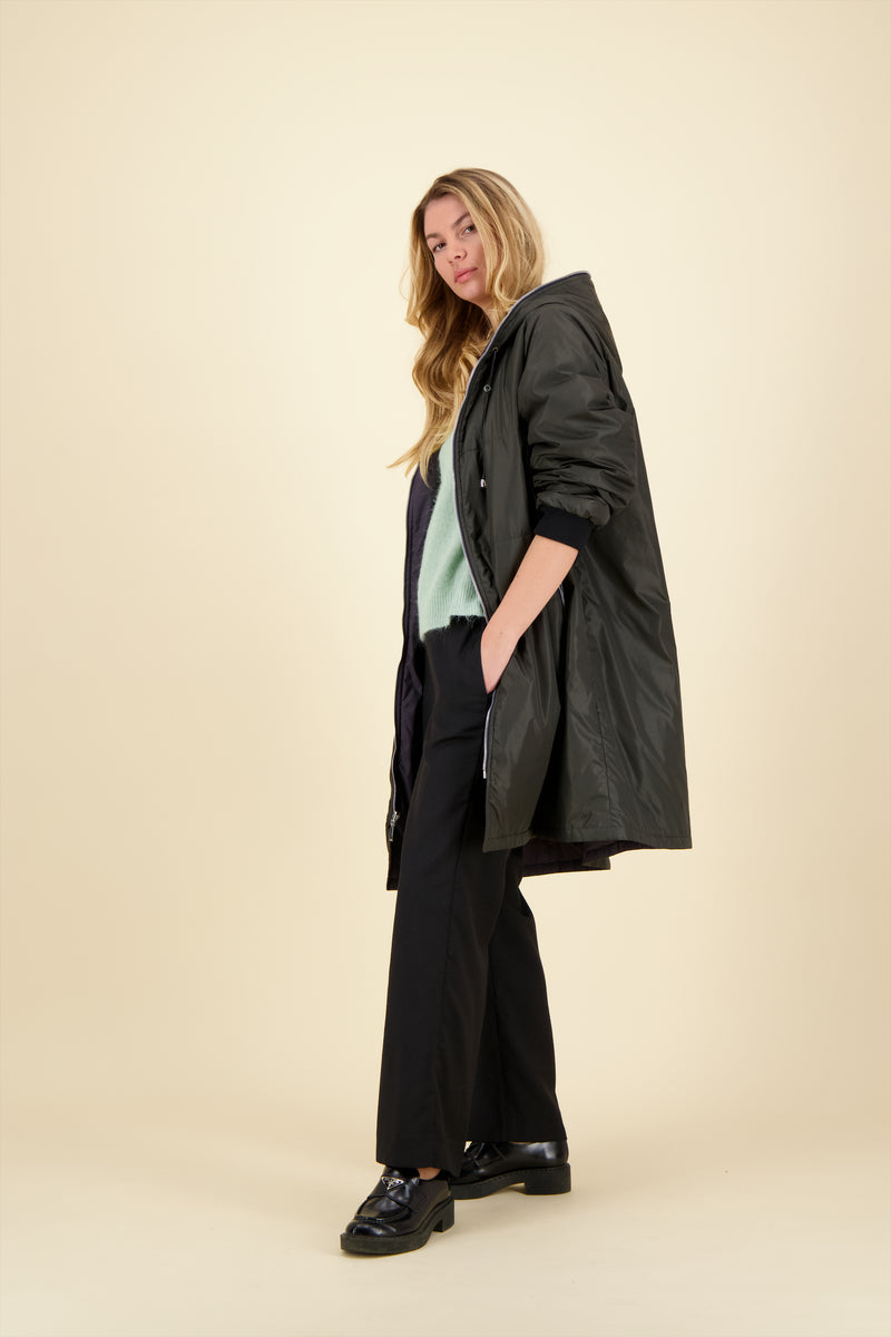 PARKA BARBARA  en polyamide imperméable coloris bronze