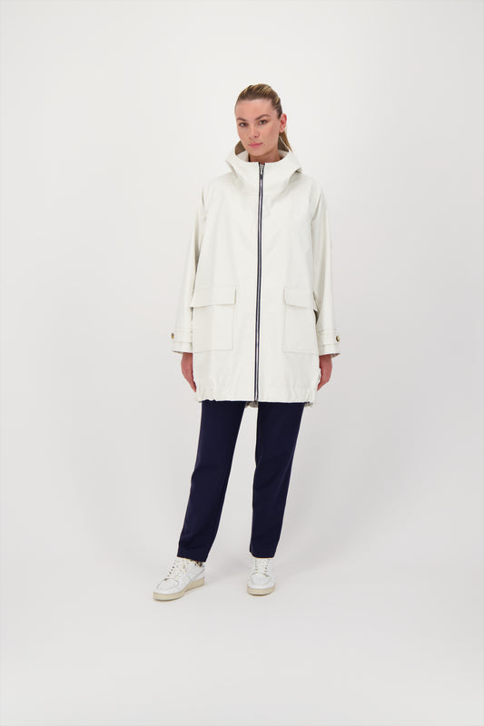 PARKA CAPRI LAP EN COTON GOMMÉ IMPERMÉABLE