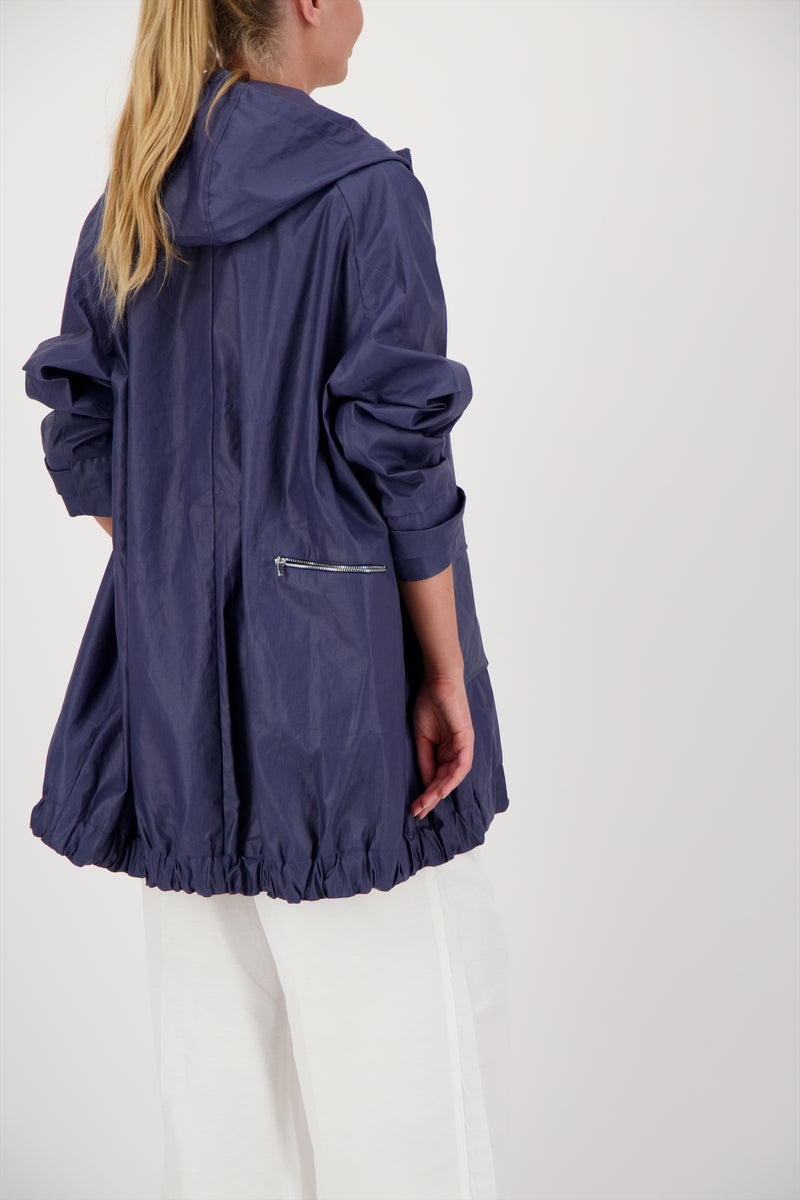 PARKA CAPRI EN LIN ENDUIT DÉPERLANT OCEAN