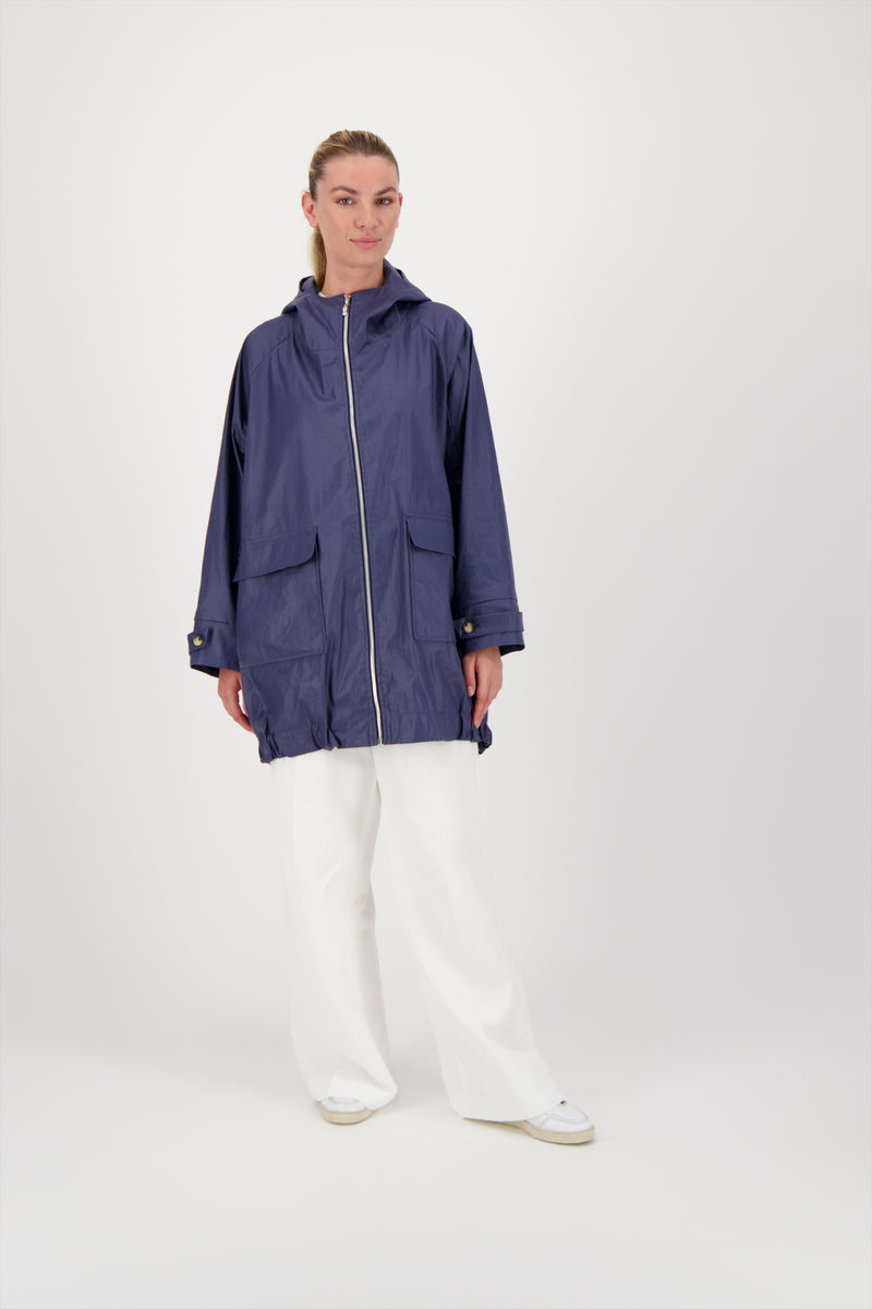 PARKA CAPRI EN LIN ENDUIT DÉPERLANT OCEAN
