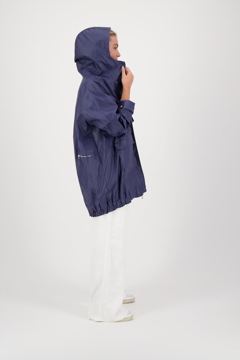 PARKA CAPRI EN LIN ENDUIT DÉPERLANT OCEAN
