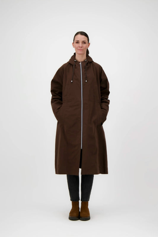 PARKA CARLA COR en coton déperlant