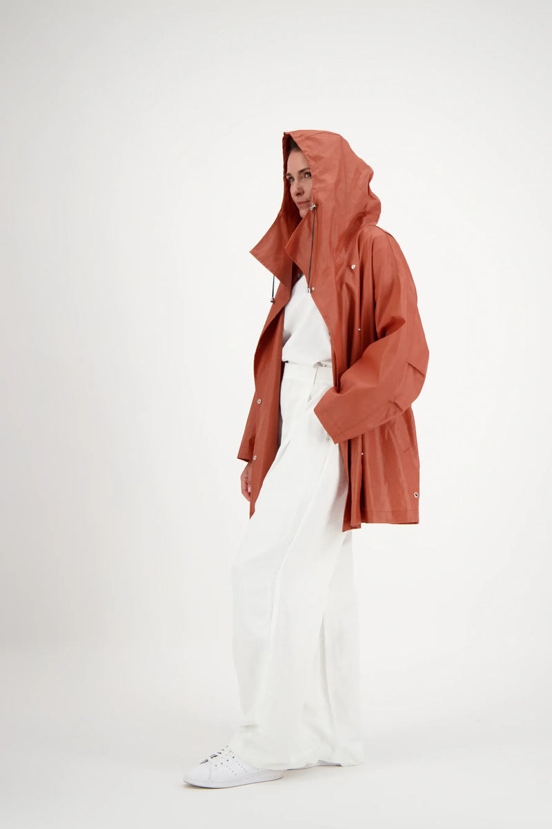 PARKA ELSA LIB EN LIN & COTON DÉPERLANTS