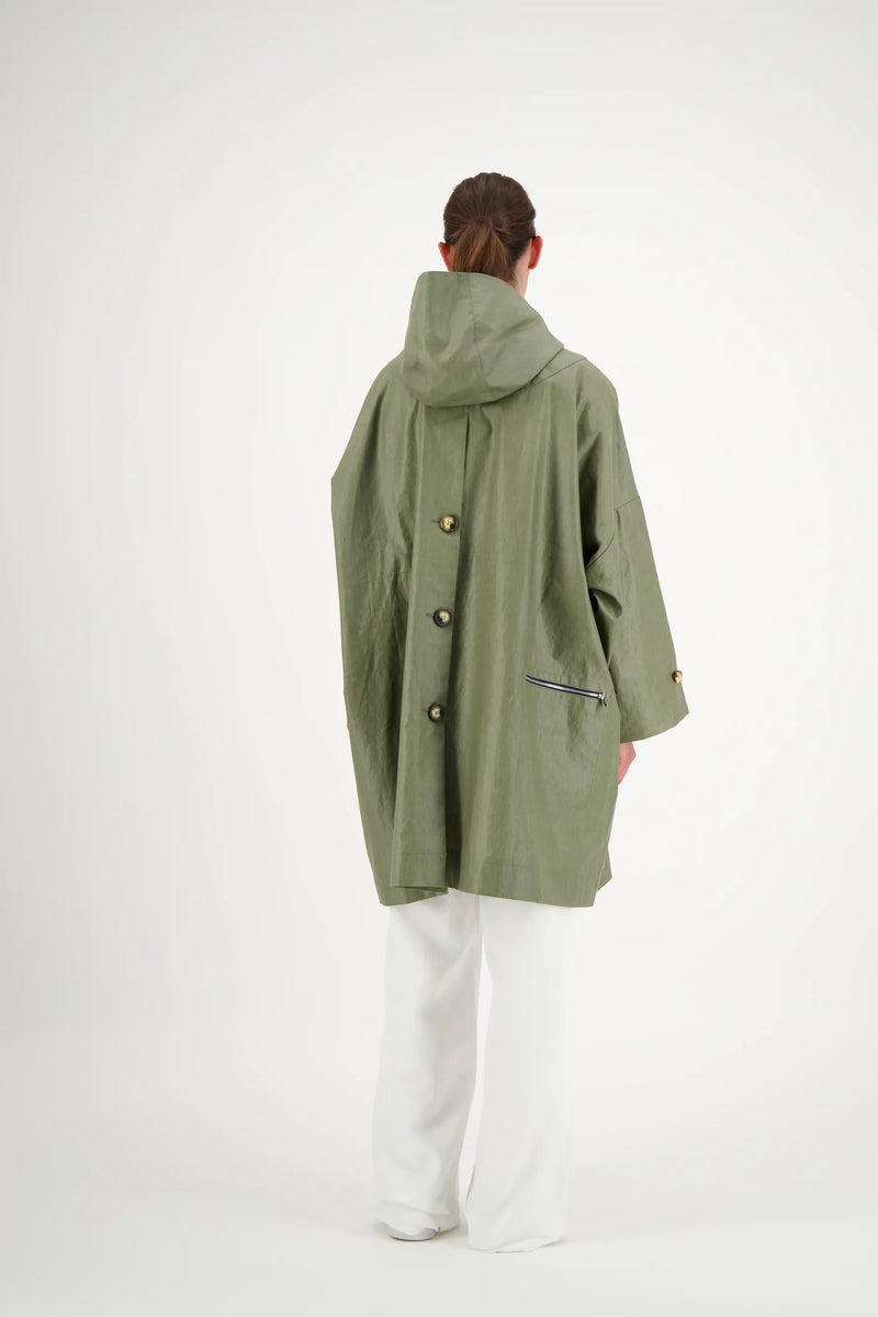PARKA EVA LIB EN LIN & COTON DÉPERLANTS