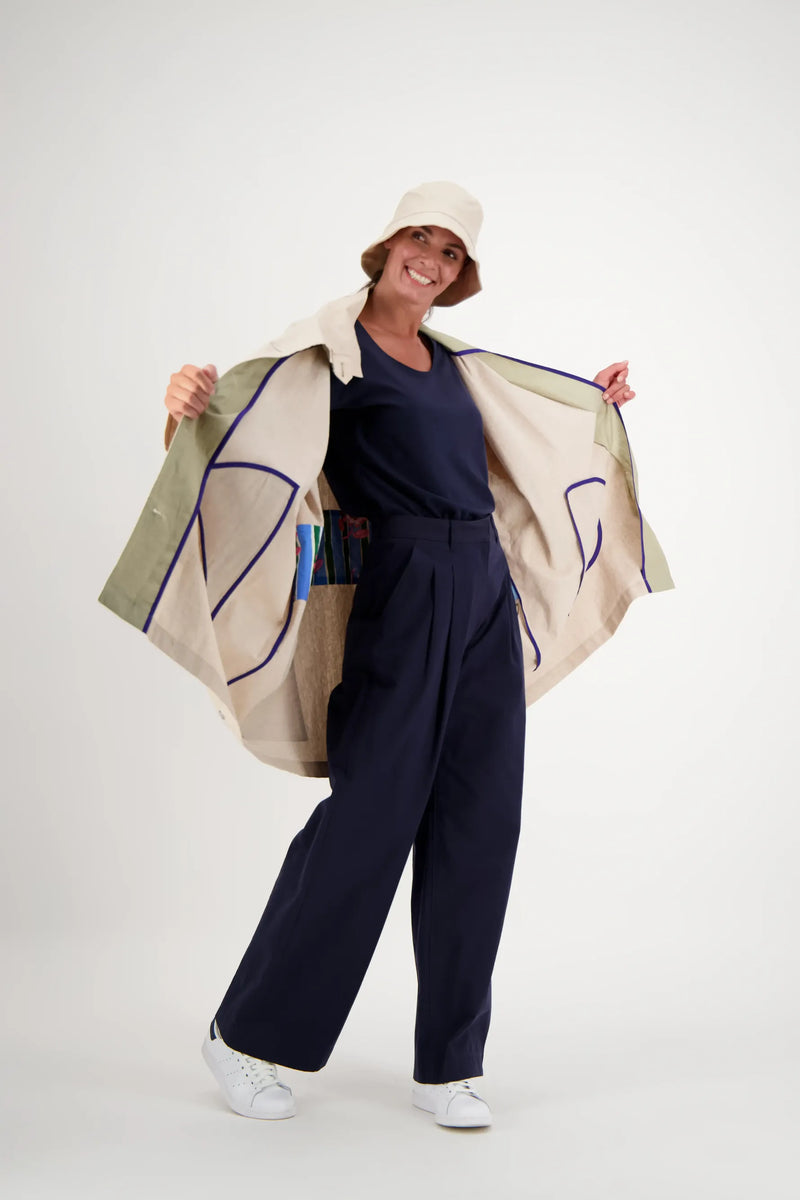 PARKA FILO LIB EN LIN & COTON DÉPERLANTS