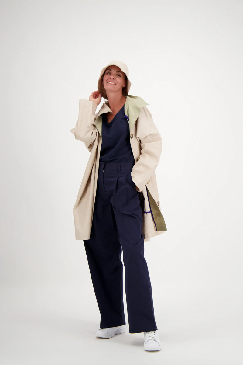 PARKA FILO LIB EN LIN & COTON DÉPERLANTS