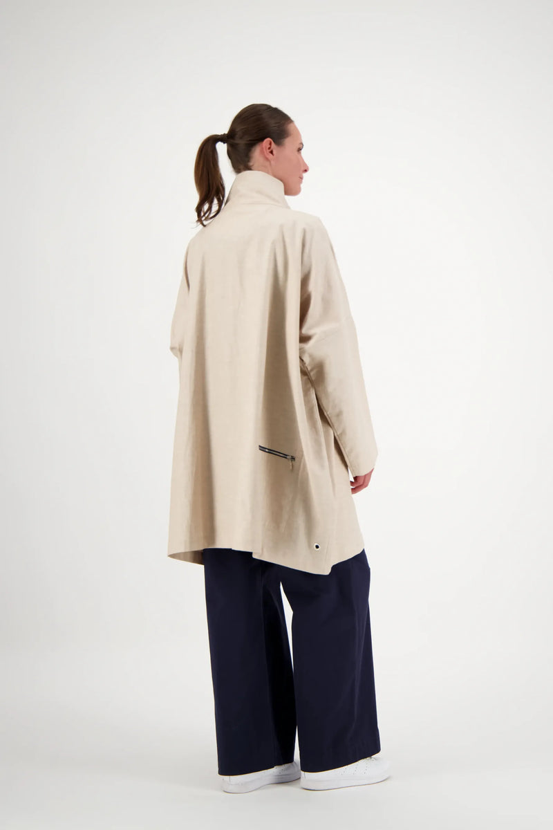 PARKA FILO LIB EN LIN & COTON DÉPERLANTS