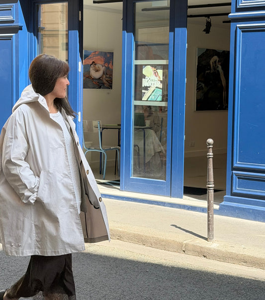 PARKA VALOU EN COTON DÉPERLANT CRÈME