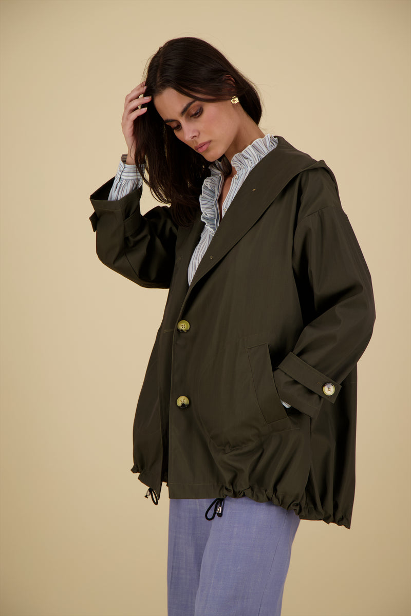 PARKA HOSSEGOR GAR EN POLYAMIDE ET COTON IMPERMÉABLES