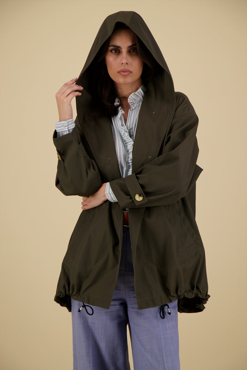 PARKA HOSSEGOR GAR EN POLYAMIDE ET COTON IMPERMÉABLES