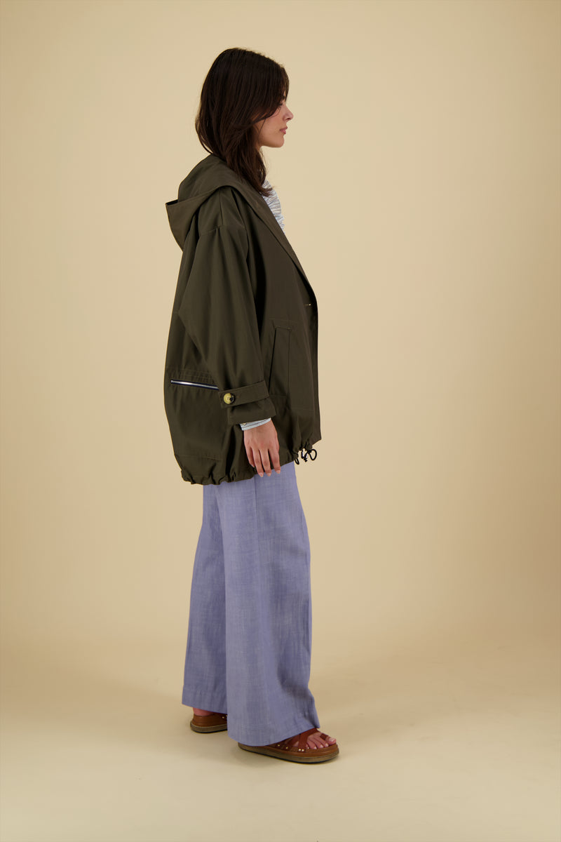 PARKA HOSSEGOR GAR EN POLYAMIDE ET COTON IMPERMÉABLES