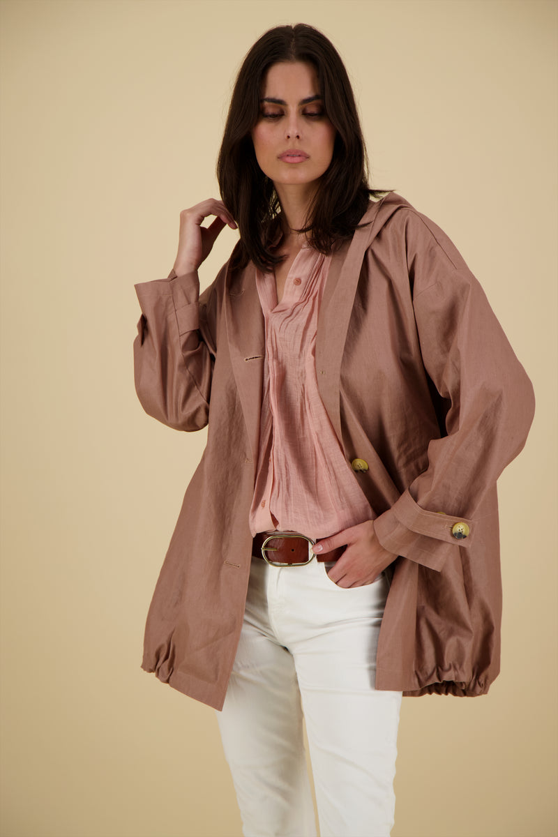 PARKA HOSSEGOR LIB EN LIN & COTON DÉPERLANTS