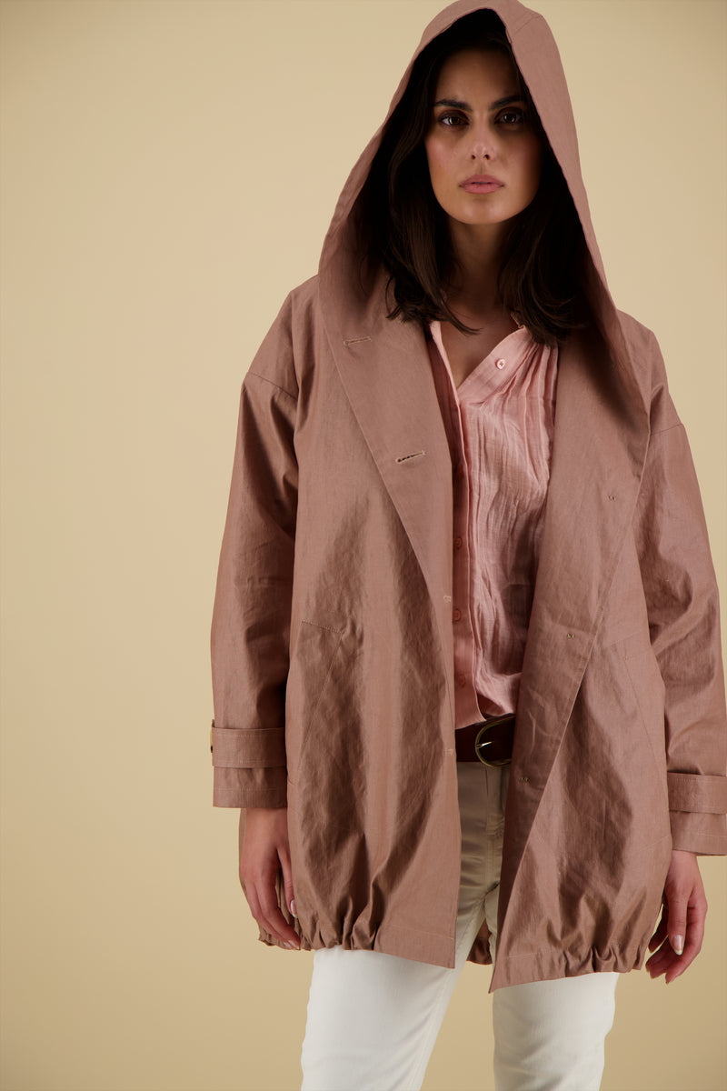 PARKA HOSSEGOR LIB EN LIN & COTON DÉPERLANTS