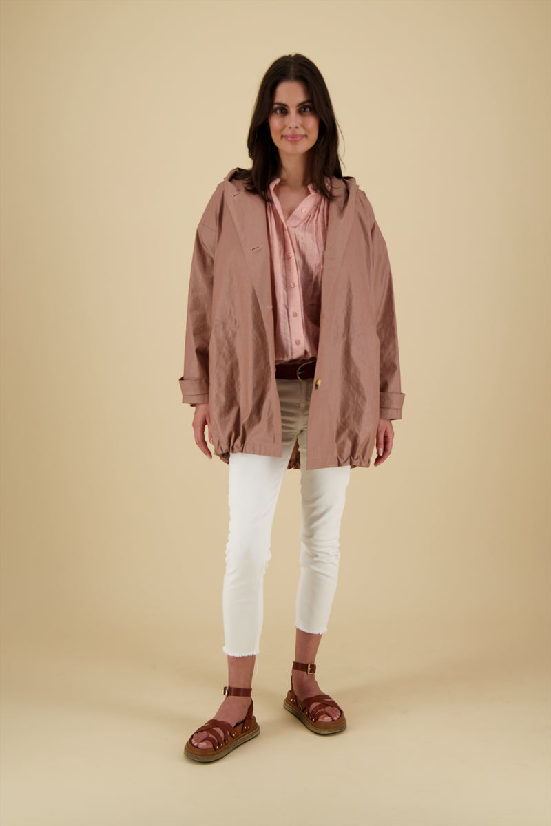 PARKA HOSSEGOR LIB EN LIN & COTON DÉPERLANTS