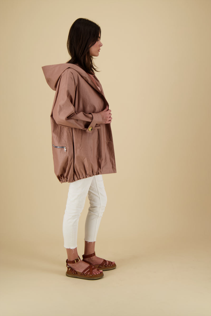PARKA HOSSEGOR LIB EN LIN & COTON DÉPERLANTS