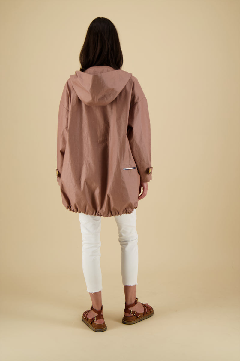 PARKA HOSSEGOR LIB EN LIN & COTON DÉPERLANTS