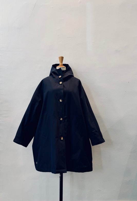 PARKA TINA DIA en coton déperlant avec doublure en fausse fourrure