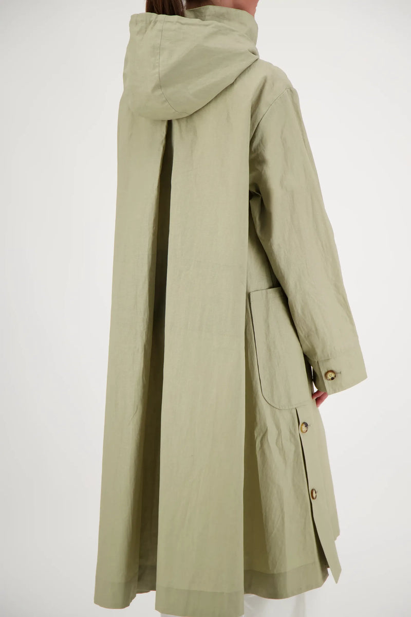 PARKA JOAN EN LIN DÉPERLANT SABLE