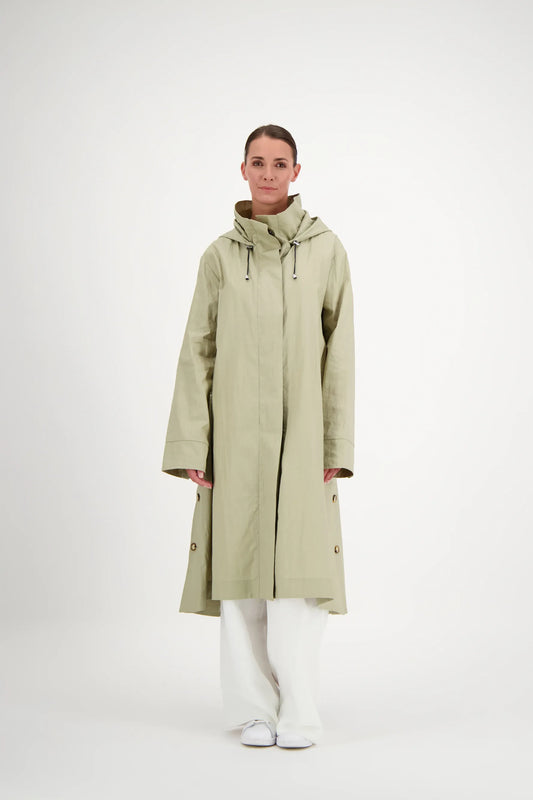 PARKA JOAN LIB EN LIN & COTON DÉPERLANTS