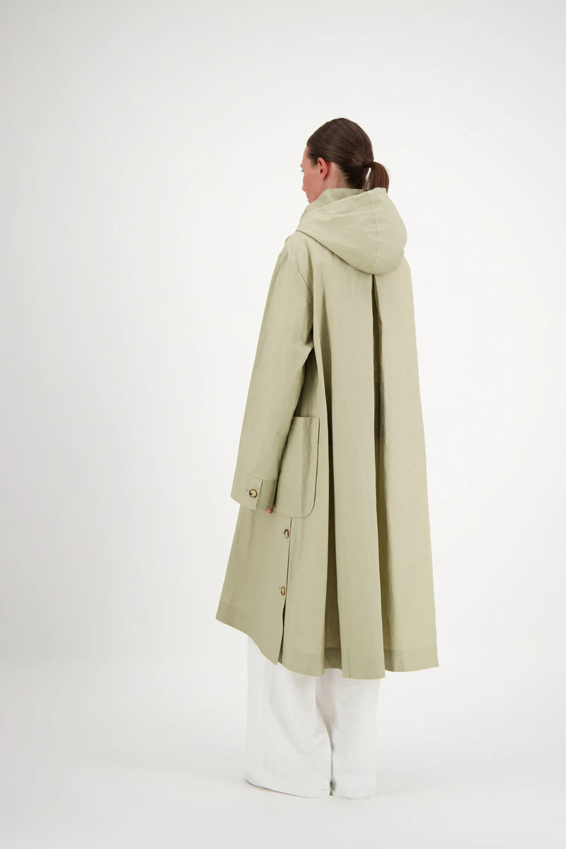 PARKA JOAN EN LIN DÉPERLANT SABLE