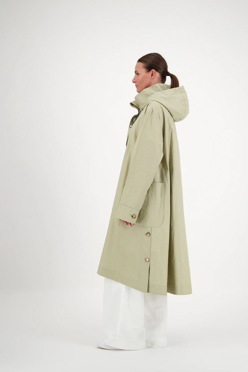 PARKA JOAN EN LIN DÉPERLANT SABLE