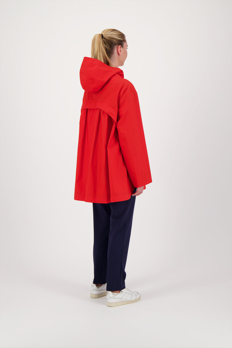 PARKA DÉPERLANTE LAURA EN COTON ORANGE