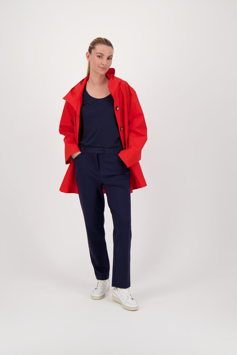 PARKA DÉPERLANTE LAURA EN COTON ORANGE