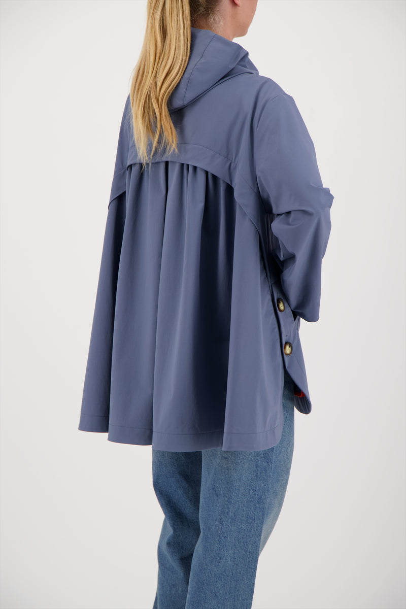 PARKA LAURA EN POLYAMIDE BISTRETCH DÉPERLANTE ARDOISE