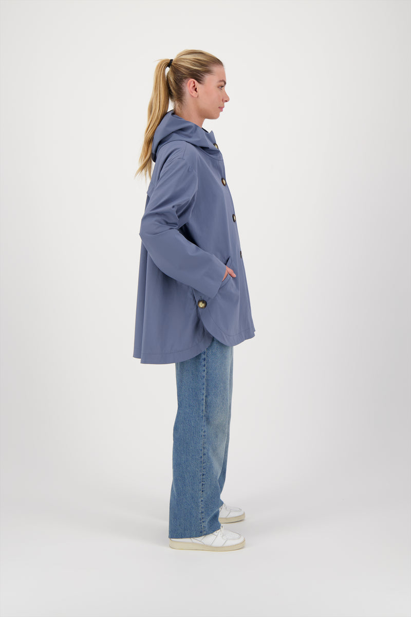 PARKA LAURA EN POLYAMIDE BISTRETCH DÉPERLANTE ARDOISE