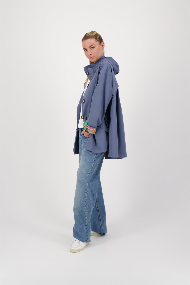PARKA LAURA EN POLYAMIDE BISTRETCH DÉPERLANTE ARDOISE