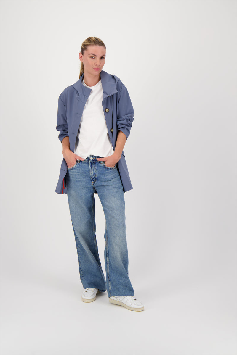 PARKA LAURA EN POLYAMIDE BISTRETCH DÉPERLANTE ARDOISE