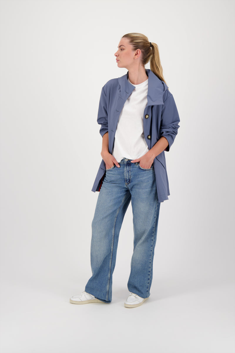 PARKA LAURA EN POLYAMIDE BISTRETCH DÉPERLANTE ARDOISE