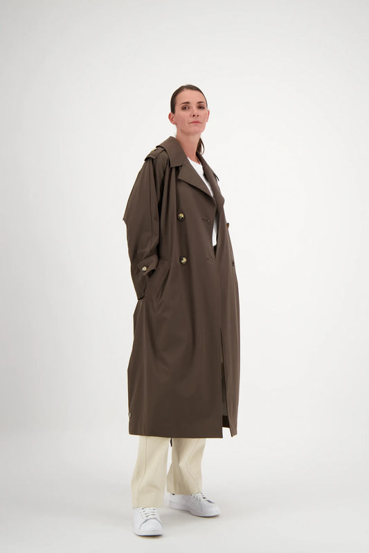 TRENCH LEA GER EN POLYAMIDE STRETCH DÉPERLANTE
