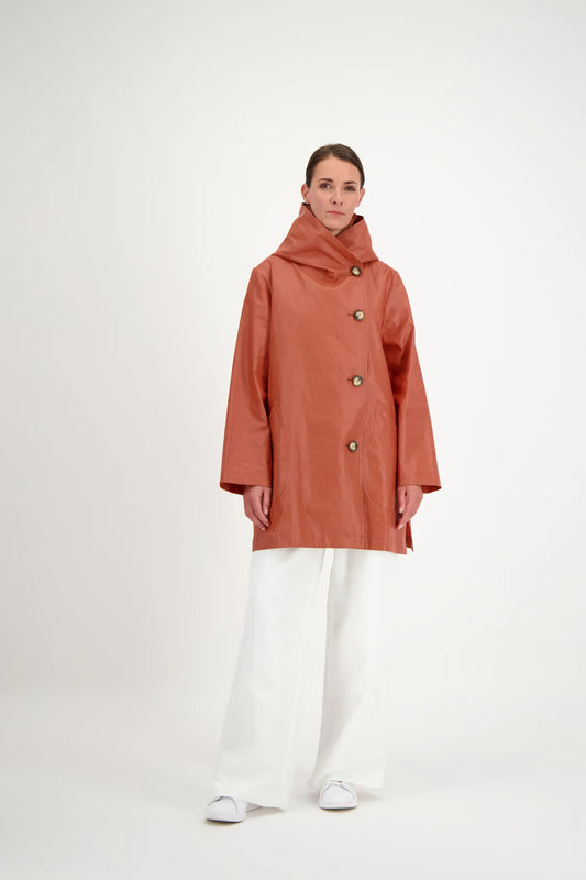 PARKA LENA LIB EN LIN & COTON DÉPERLANTS