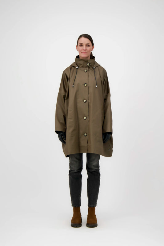 PARKA LEONIE COW en coton enduit déperlant