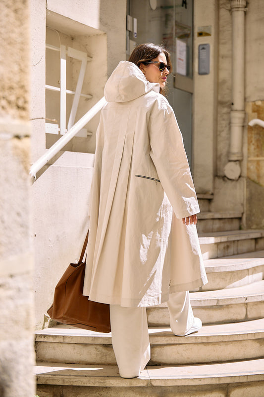 PARKA MALO EN COTON DÉPERLANT CREME
