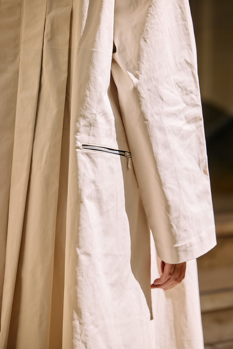 PARKA MALO EN COTON DÉPERLANT CREME
