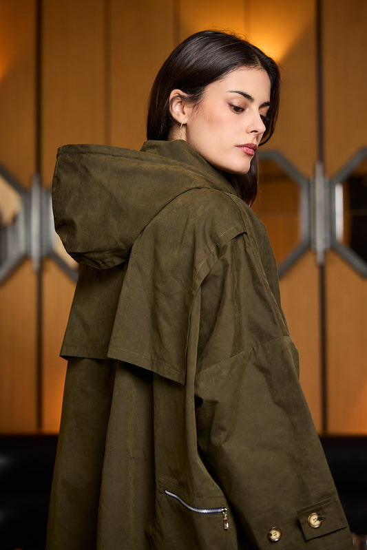 PARKA SUNNY COR en coton déperlant