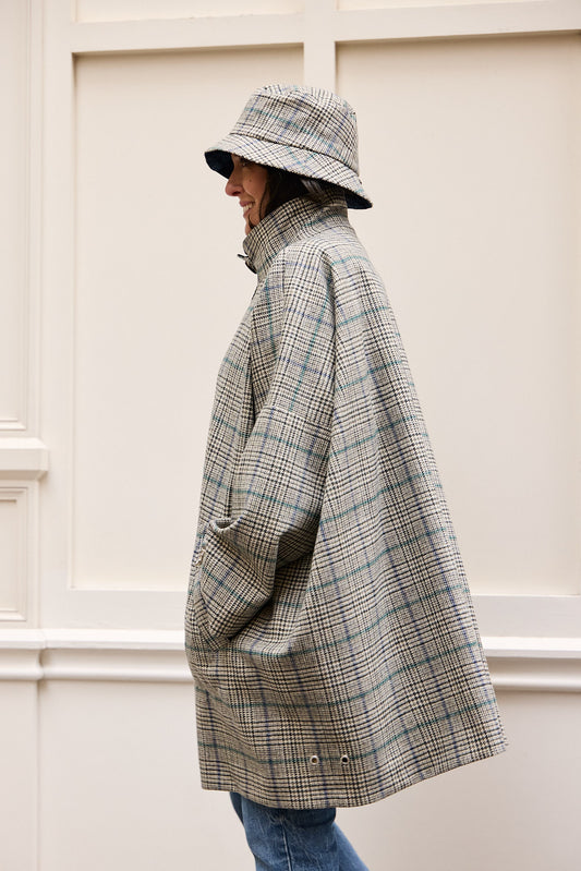 MANTEAU FILO MOO avec bob en laine