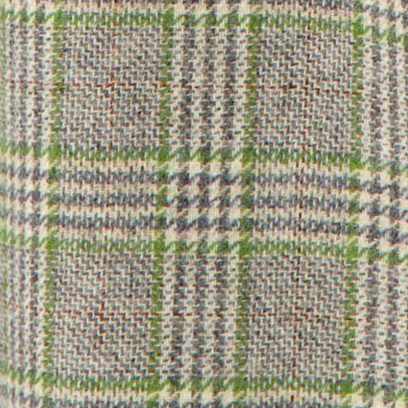 MANTEAU PRUSSE en lainage coloris check green