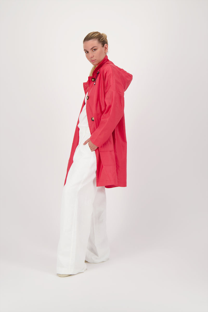 PARKA NUAGE LIB EN COTON & LIN DÉPERLANTS