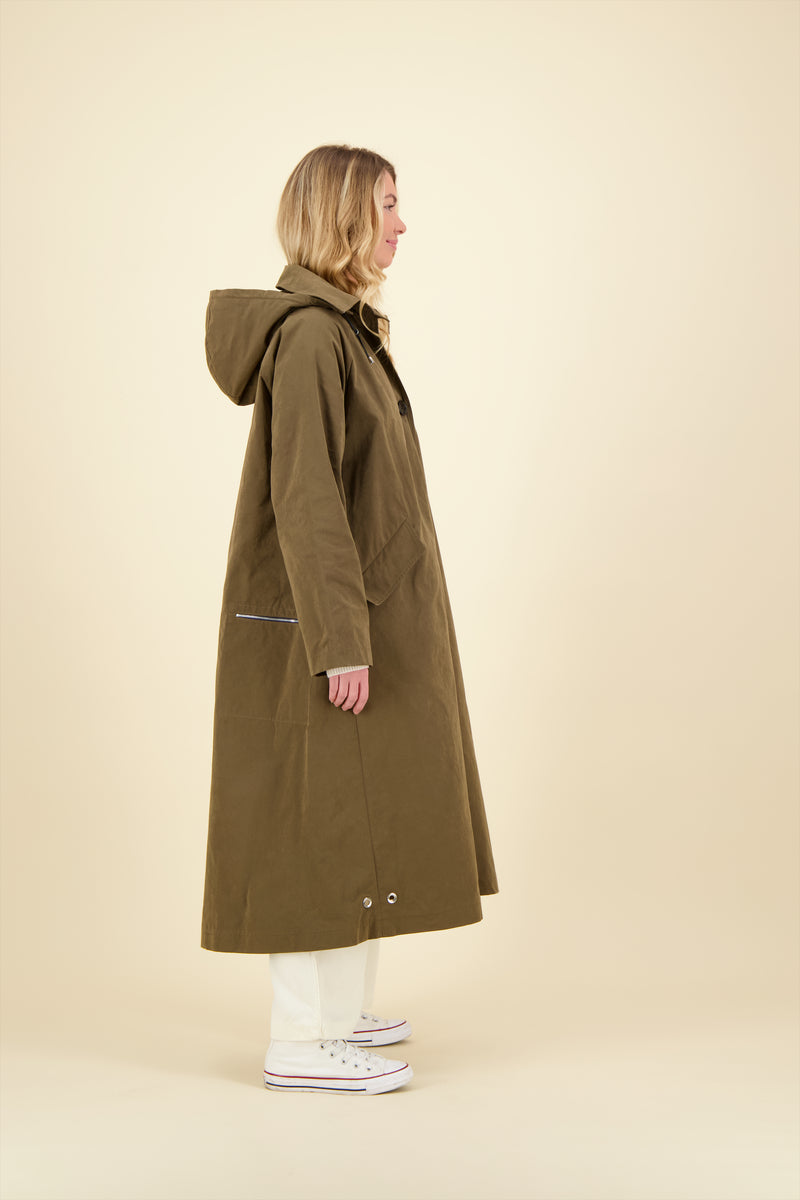 TRENCH OHIO en coton imperméable coloris bronze