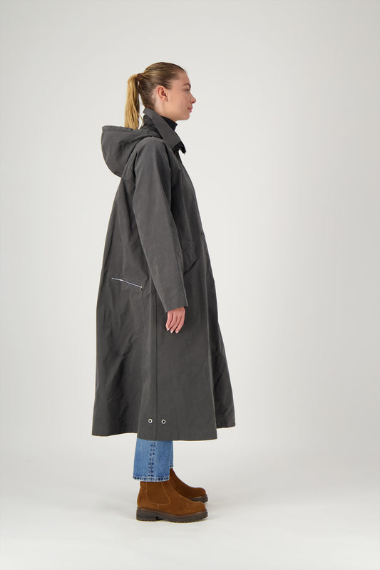 PARKA OHIO COR en coton déperlant disponible en coloris bronze, gris, kaki, craie, blueblack, taupe