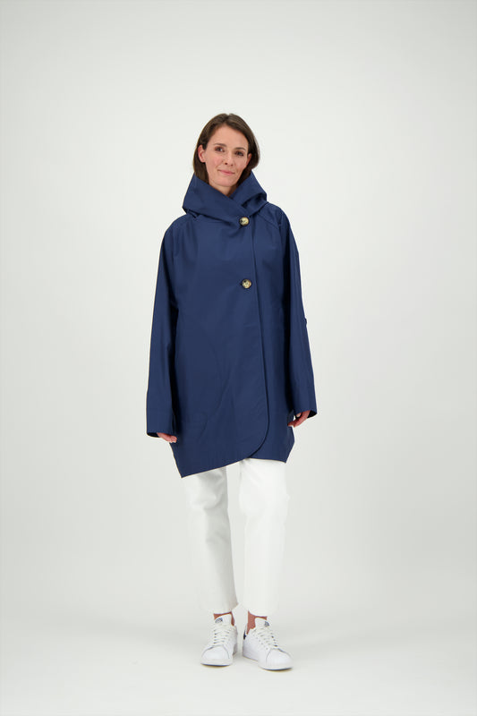 PARKA PAOLA DIA EN COTON ET POLYAMIDE DÉPERLANTS
