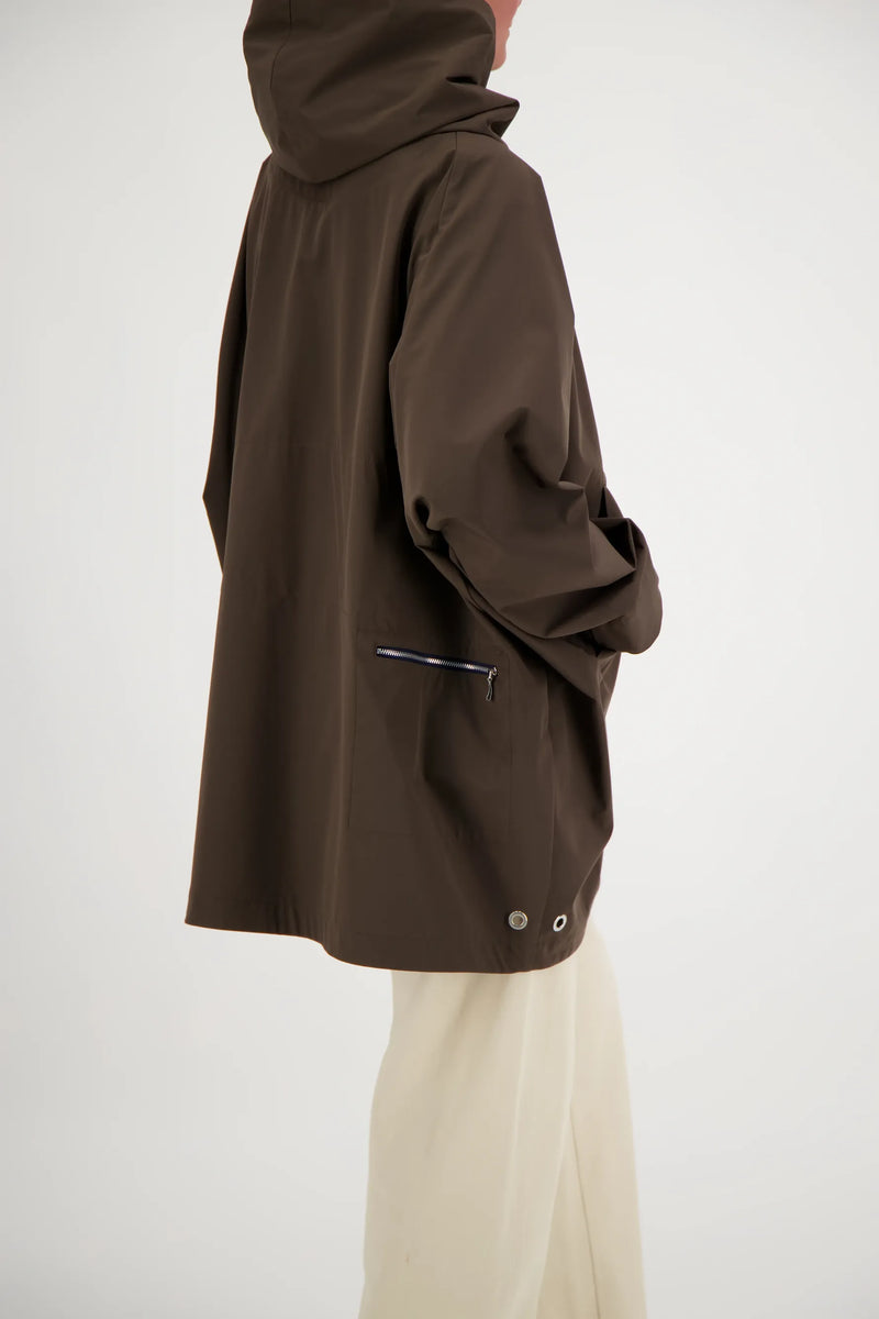 PARKA PAOLA GER EN POLYAMIDE STRETCH DÉPERLANTE