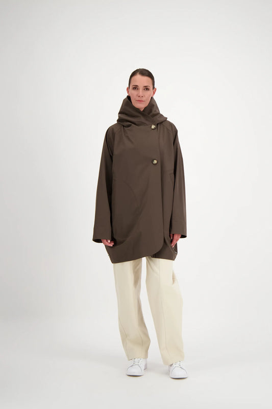 PARKA PAOLA GER EN POLYAMIDE STRETCH DÉPERLANTE